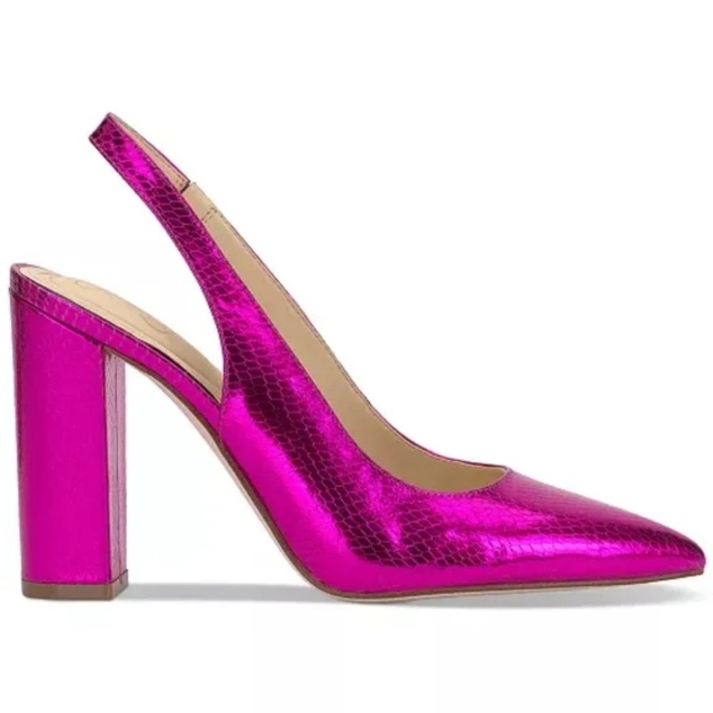 NEVER WORN Hot Pink Jessica Simpson Pointed Toe Slingback Noula Pump